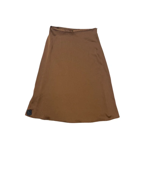 Skirt Maxi By Dazy In Brown, Size: Xl