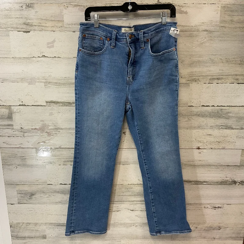 Jeans Boot Cut By Madewell In Blue Denim, Size: 8