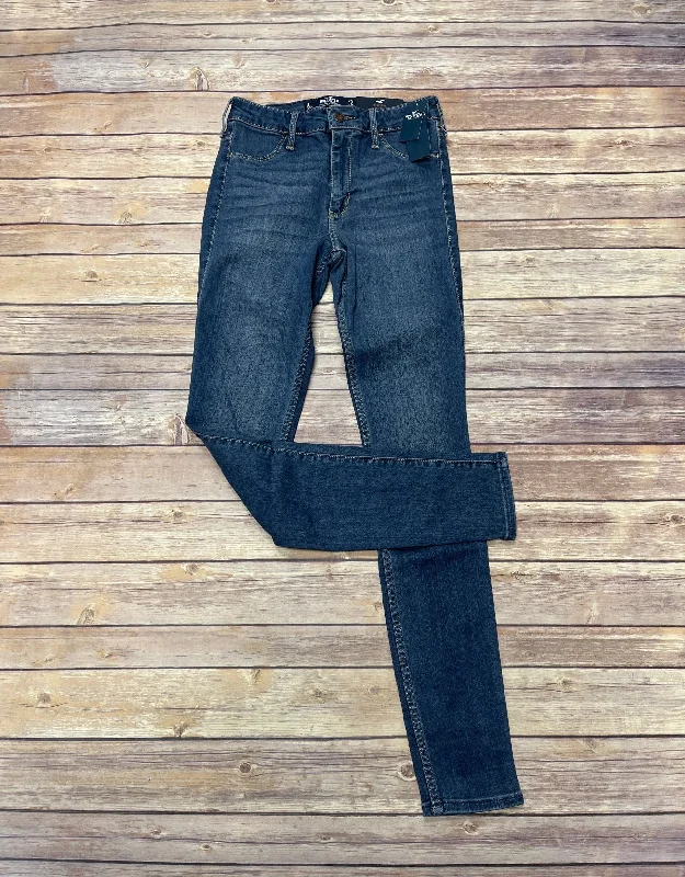 Jeans Skinny By Hollister In Denim, Size: 4 long