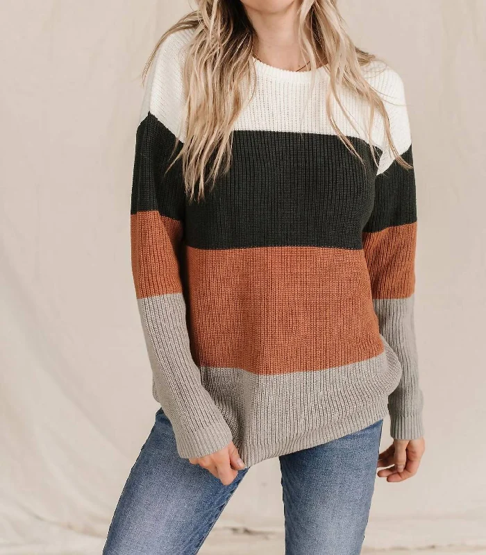 The Paige Sweater In Auburn