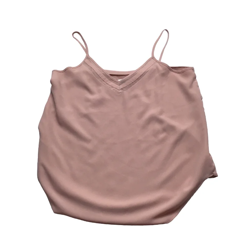 Pink Top Sleeveless Loft, Size S