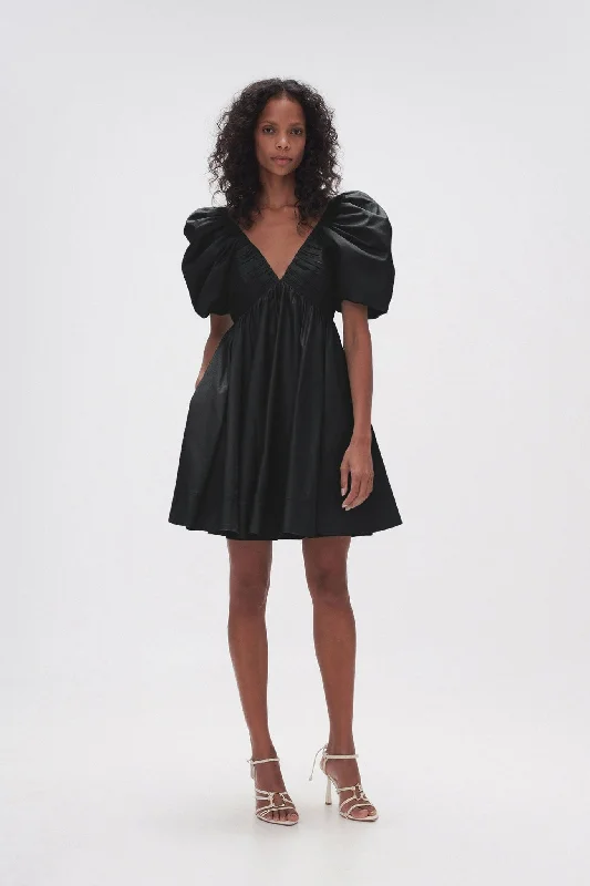 Gabrielle Plunge Mini Dress