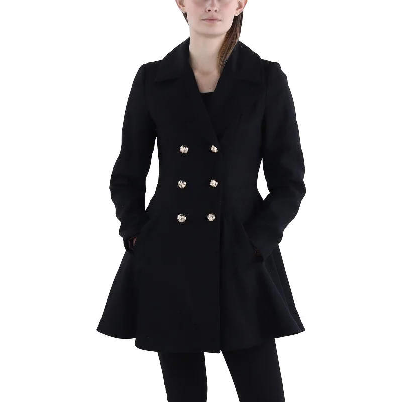 Womens Wool Blend Long Wool Coat