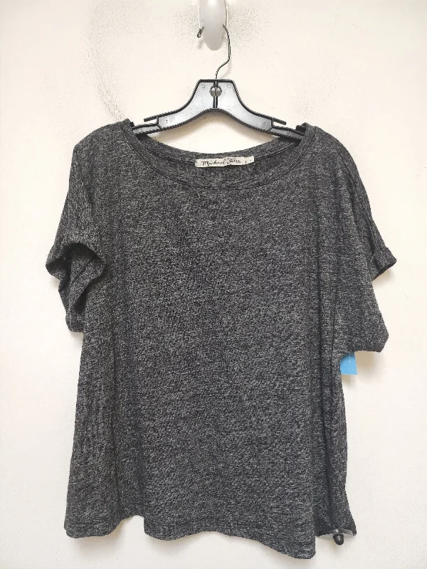 Top Short Sleeve Basic By Michael Stars In Black, Size: L