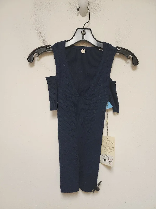 Top Short Sleeve By Margaret Oleary In Blue, Size: Xs