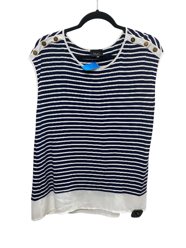 Top Short Sleeve By W5 In Blue, Size: S