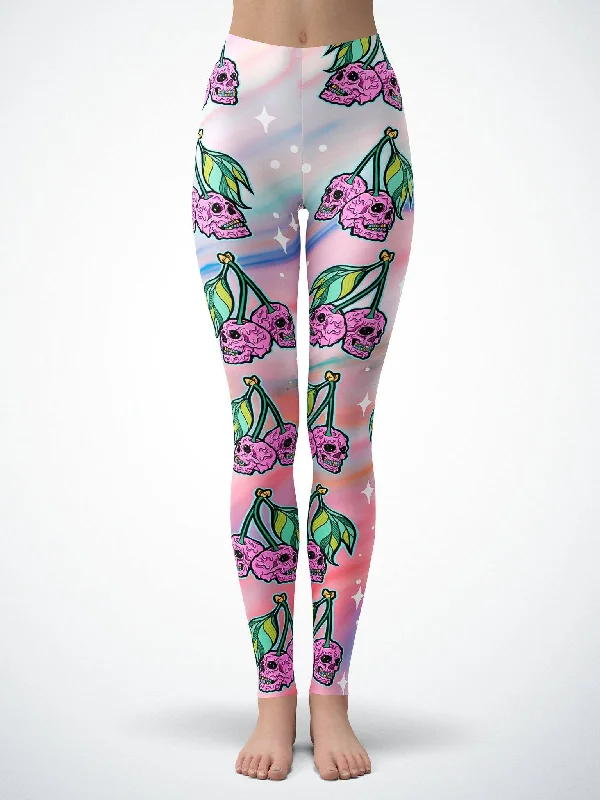 Cherry Skull (Rainbow) Tights