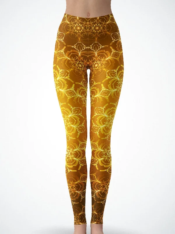 Golden Lotus Tights