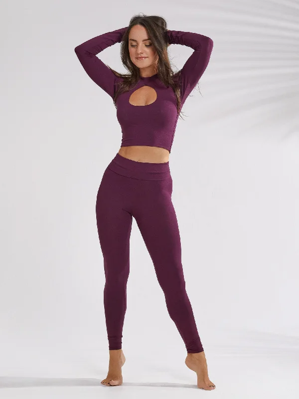 Maya Legging - Amethyst Purple